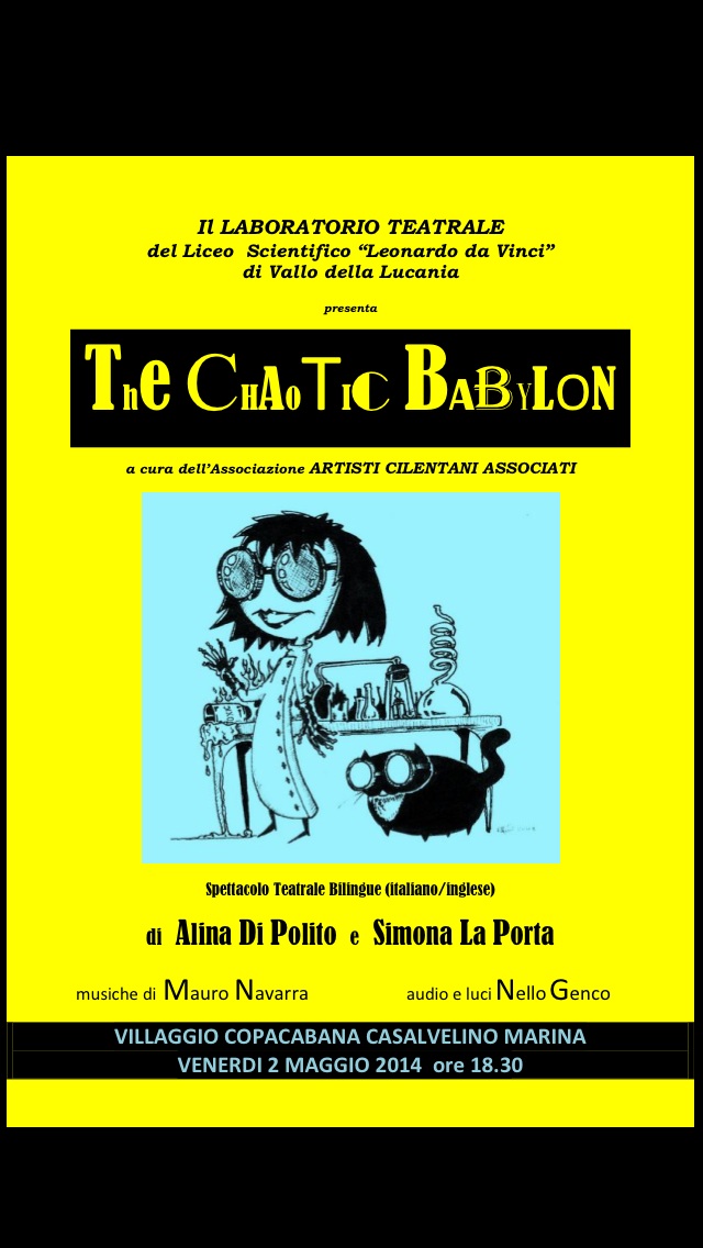2015 THE CHAOTIC BABYLON Progetto  COMENIUS